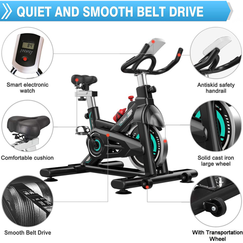 Indoor Stationary Exercise Cycling Training Bike for Home - Image 3