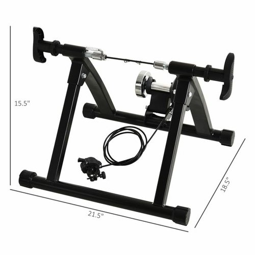 Soozier Indoor Magnetic Bike Bicycle Trainer Stand 5 Level Resistance - Image 3