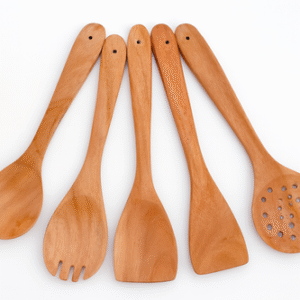 5-Piece Wooden Kitchen Utensil Set