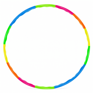 Colorful Interlocking Fitness Hula Hoop