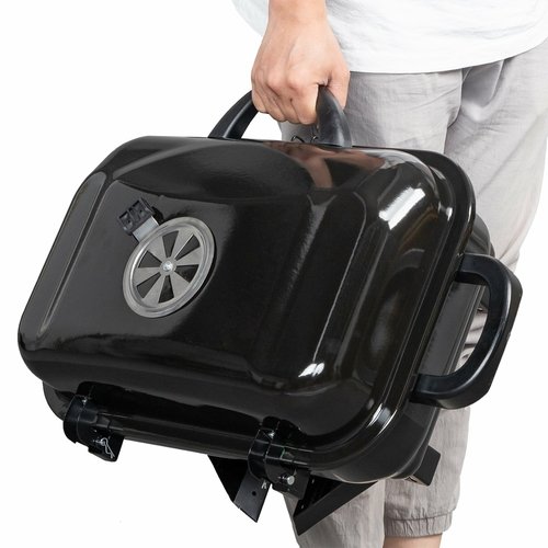 Portable Tabletop BBQ Charcoal Grill - Image 4